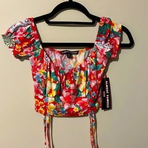 Redish crop top!